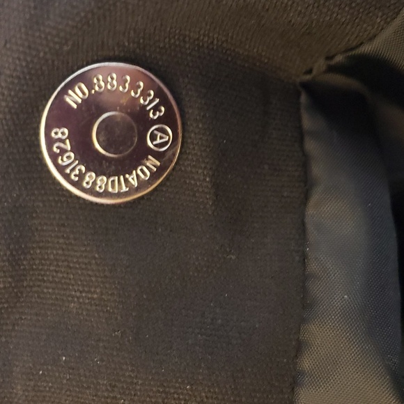 The Manual Woodworkers and Weavers Black Tote Bag with Be Merry Tote Bag Wrap - Picture 3 of 9